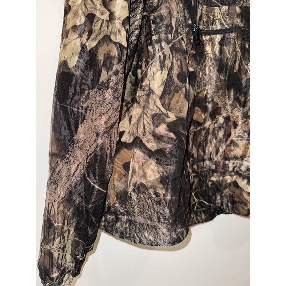 Ozark Trail Camouflage Mesh Jacket Men Size XL/XXL 1/4 Zip Hooded Pullover - Picture 8 of 8